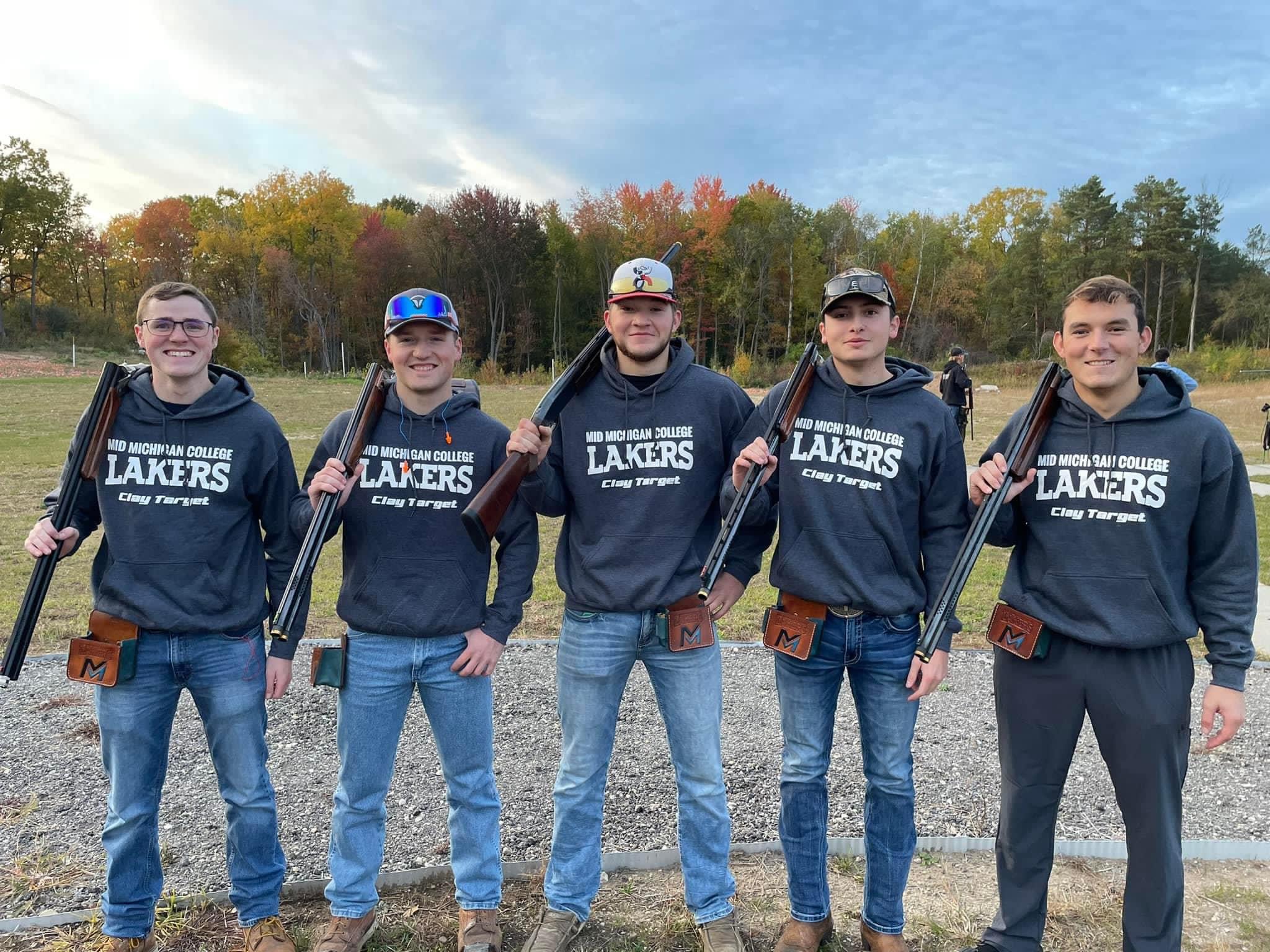 Image of Clay Target Team standing outside